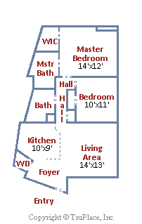 Floor plan 919 Florida Ave #804 NW Washington DC